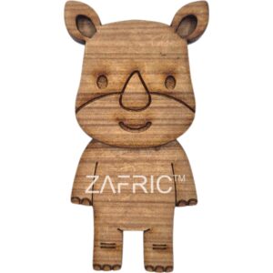 Swinging Safari Rhino Magnet