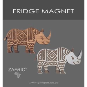 Rhino Tribal Magnet Set of 2