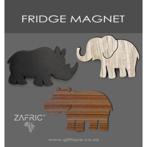 Magnet Baby Rhino Elephant and Hippo