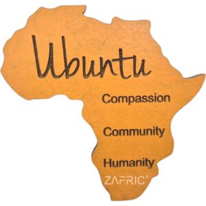 Magnet Africa Map Ubuntu Orange