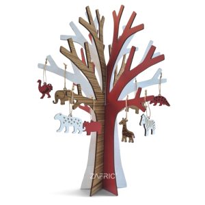 Safari Christmas Tree Kit (Includes 12 Ornaments)