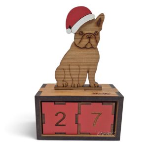Santa Paws Countdown Calendar - Frenchie