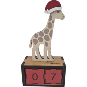 Santa Safari Countdown Calendar - Giraffe