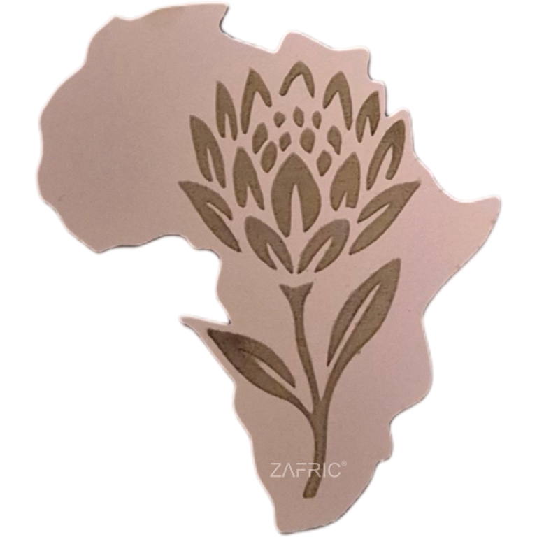 Africa Protea Shaped Magnet - Dusty Pink - Image 2