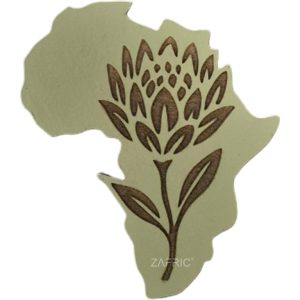 Africa Protea Shaped Magnet - Sage