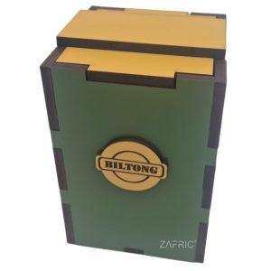 Biltong Box – Green and Mustard 3 Giftique ZA Biltong Box Green and Mustard South Africa