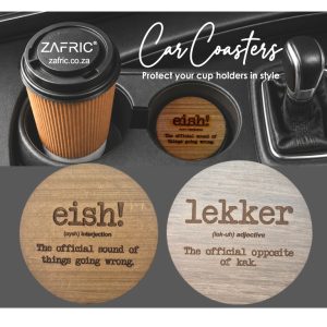 Car Coaster - Lekker & Eish