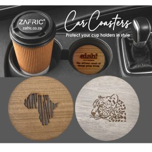 Car Coaster - Leopard & Africa