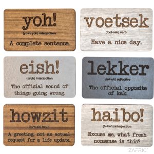 Local Lingo Fridge Magnets - Set of 6