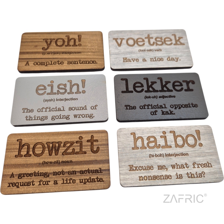 Local Lingo Fridge Magnets - Set of 6 - Image 8