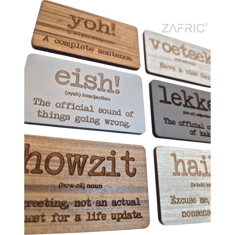 Local Lingo Fridge Magnets - Set of 6 - Image 9
