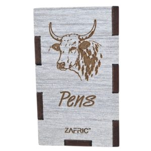 Magnetic Pen Holder - Nguni Grey Wash