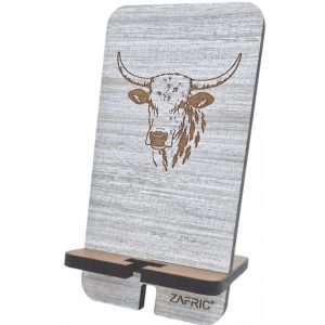 Nguni Phone Stand - Grey Wash