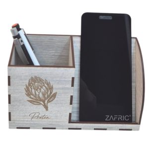Protea Desk Organiser - Grey Wash